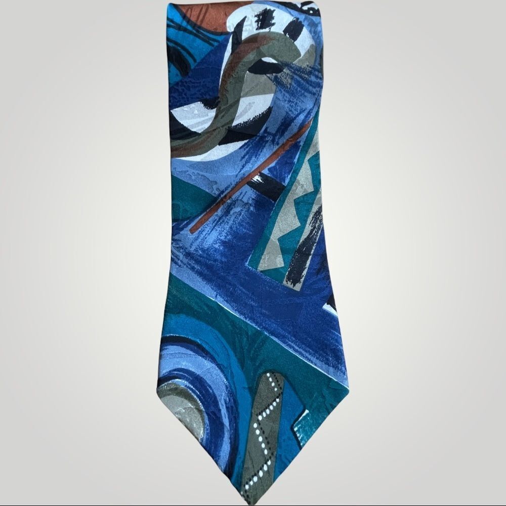 Pierre Cardin Silk Tie / Abstract Print